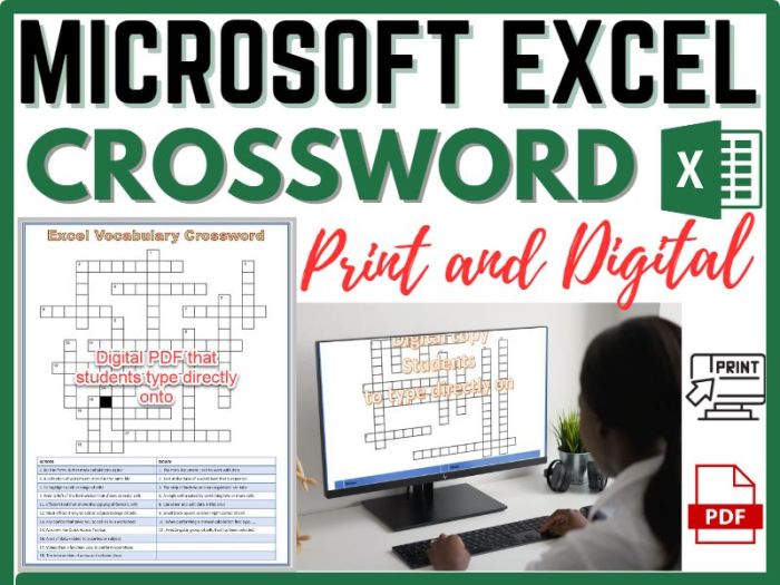 Excel crossword wordmint