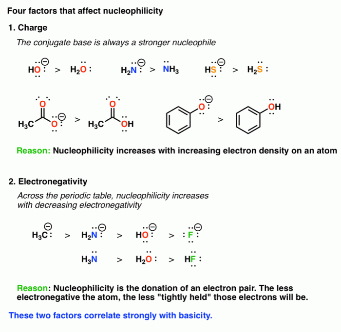 Answer identify possible select nucleophile stronger pair following ch3oh transcribed text show