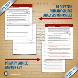 Declaration of independence analysis worksheet